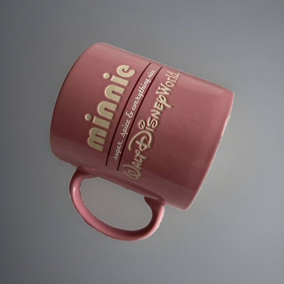 Minnie Mouse Pink Mug Walt Disney Parks Sugar Spice Everything Nice Thailand Cup - Picture 3 of 12
